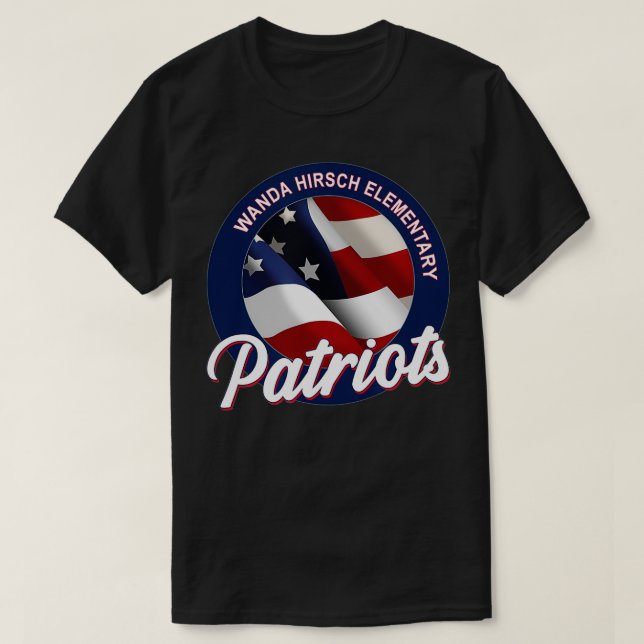 Camiseta Patriotas Elementares Wanda Hirsch (Frente do Design)