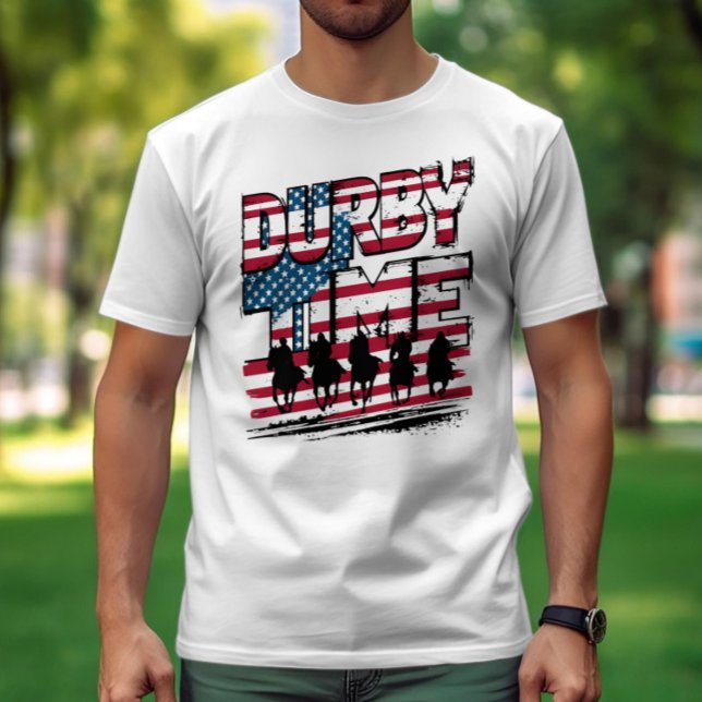 Camiseta Patriotas Equestres Andam Antes da Bandeira Americ (Criador carregado)