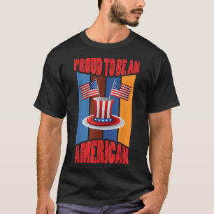 Camiseta Patriotas Orgulhosos Memória Americana Bandeira do