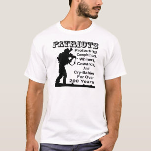 Camiseta Patriotas que protegem Complainers, Whiners,