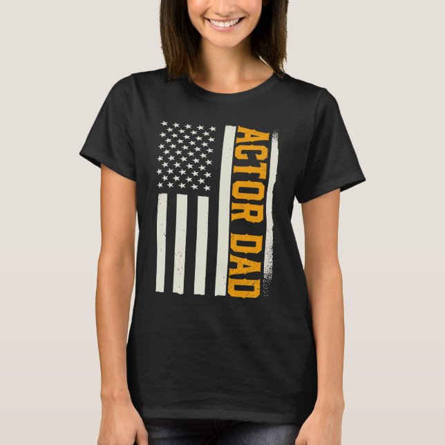 Camiseta Patriotic Acting Actress Theater Rehearsal Actor D (Frente)