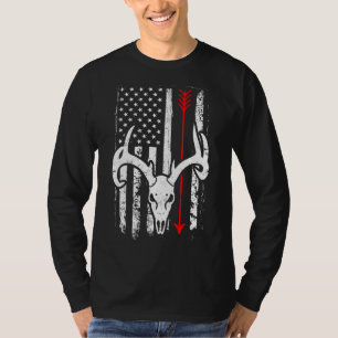 Camiseta Patriotic Bowhunting Arco Hunter Deer Hunting Amer
