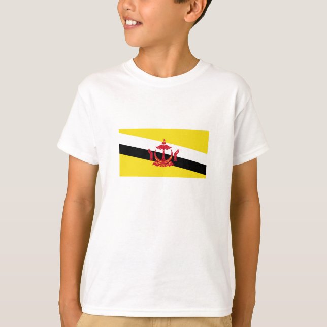 Camiseta Patriotic Brunei Flag (Frente)