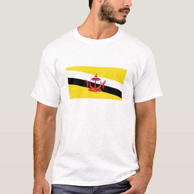 Camiseta Patriotic Brunei Flag (Frente)