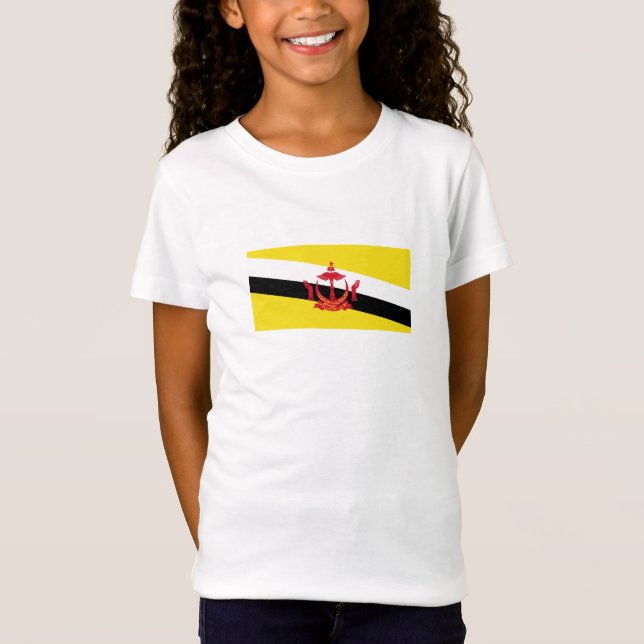 Camiseta Patriotic Brunei Flag (Frente)