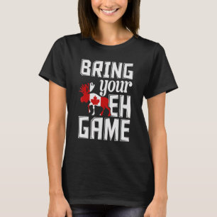 Camiseta Patriotic canadiano Moose Eh Game Maple Leaf Canad