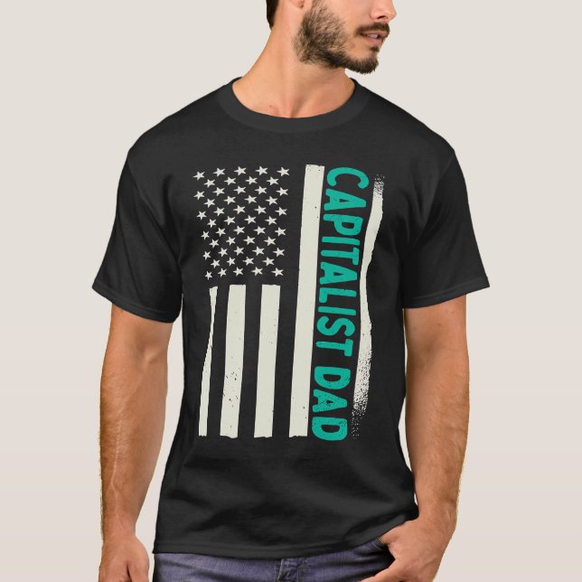 Camiseta Patriotic Day Trader Investor Capitalism Capitalis (Frente)