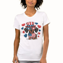 Patriotic Dog Lover USA Shirt