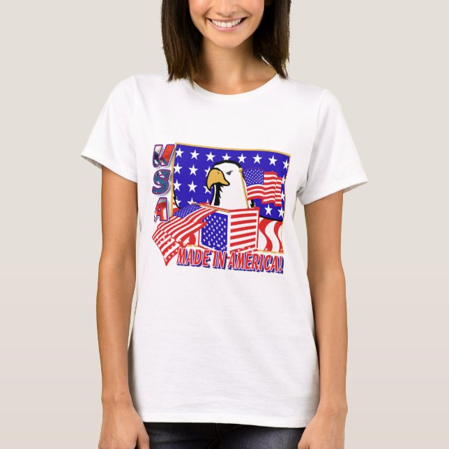 CAMISETA PATRIOTIC EAGLE - MADE IN AMERICA (Frente)
