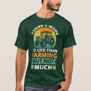 Camiseta Patriotic Farmer Local Food More To Life Than Farm
