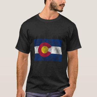 Camiseta Patriotic Flag Of Colorful Colorado