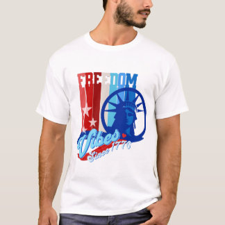 Camiseta Patriotic Freedom Vibes USA T-Shirt