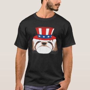 Camiseta Patriotic Shih Tzu