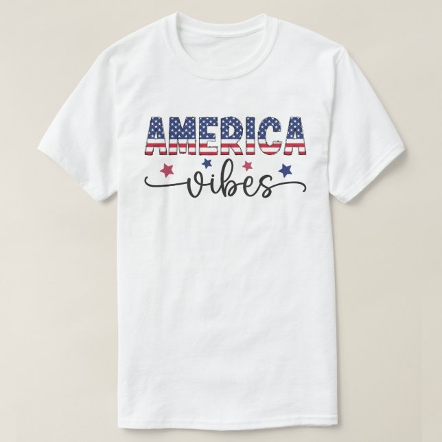Camiseta patriotic shirt america shirt 4th of july  (Frente do Design)