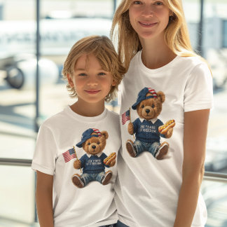 Camiseta Patriotic Teddy Bear| 250 Years of Freedom 