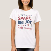 Patriotic Tiny Spark Primeiro Quarto de julho Mãe
