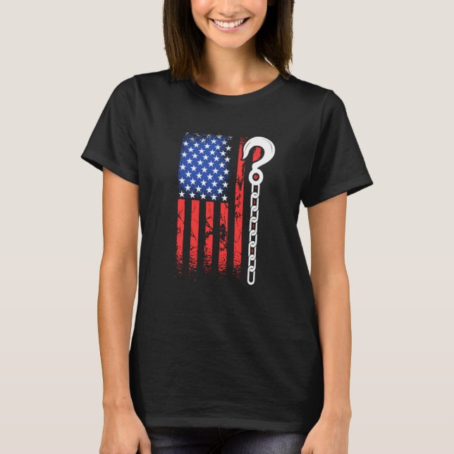 Camiseta Patriotic Tow Truck Driver American Flag Yellow To (Frente)
