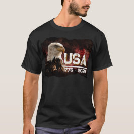 Camiseta Patriotic USA 1776 - 2026 Bald Eagle T-Shirt