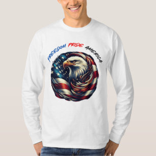 Camiseta Patriotic USA Flag Tee for Men, Women & Youth,