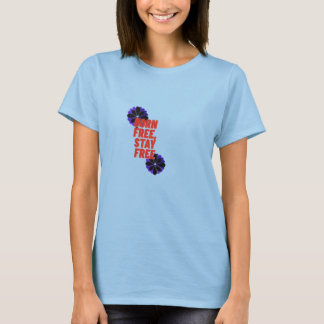 Camiseta Patriótica 4 de Julho Feminina Bandeira d