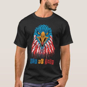 Camiseta Patriótica Águia 4 De Julho De 1776 Nós Somos As P