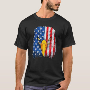 Camiseta Patriótica Águia Usa 4 De Julho Bandeira Americana