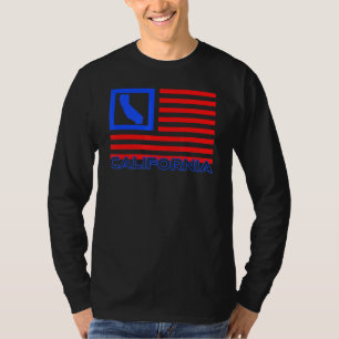Camiseta Patriótica California Republic Usa Flag Cali Local