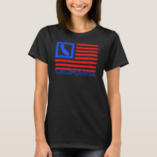 Camiseta Patriótica California Republic Usa Flag Cali Local