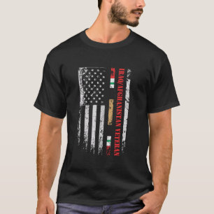 Camiseta Patriótica da Bandeira do Veterano do Ira