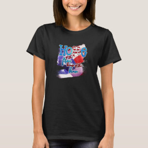 Camiseta Patriótica das Estrelas de Bandeira Americanas em