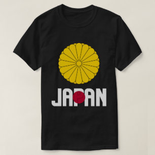 Camiseta Patriótica de Casaco de Armas no Japão