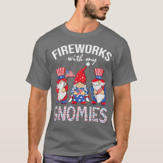 Camiseta Patriótica Engraçada Orgulho Gnomies Usa 4º De J