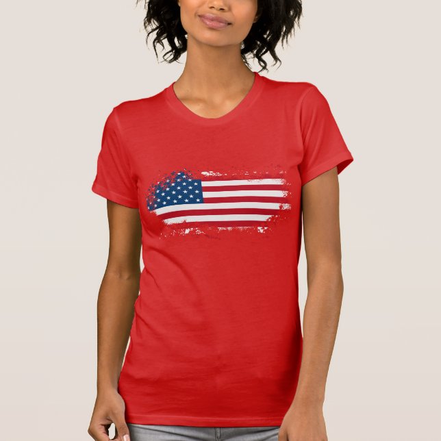 Camiseta Patriótica Feminina (Frente)