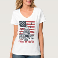 Camiseta Patriótica Fim de um Erro Inauguração 202