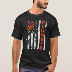 Camiseta Patriótica Homens Bombeiros de Bandeiras Americana