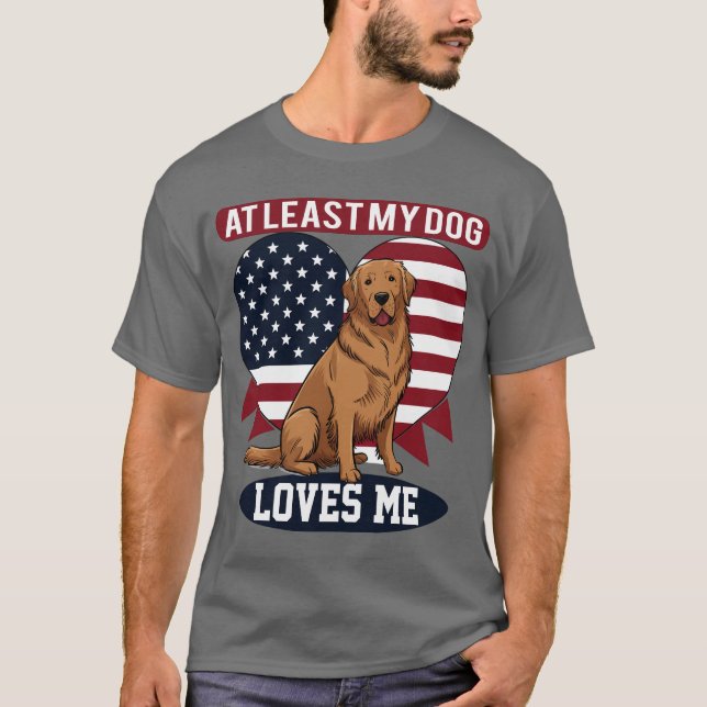 Camiseta Patriótica Lover de Cão (Frente)