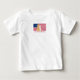 Camiseta Patriótica para Bebê
