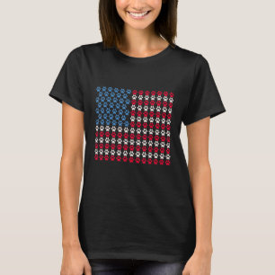 Camiseta Patriótica Paw América Bandeira Independência 4º D
