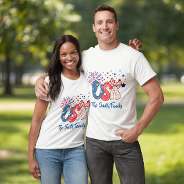 Camiseta Patriótica Personalizada dos EUA