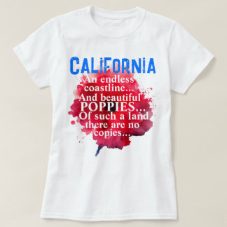 Camiseta Patriótica Românica da Califórnia