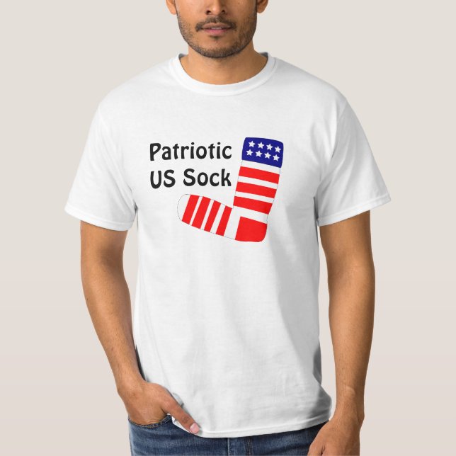Camiseta Patriótica US Sock T (Frente)