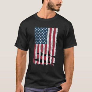 Camiseta Patriótico 4º De Julho Fighter Jets USA American F