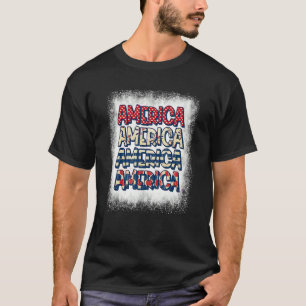 Camiseta Patriótico 4 do Dia Memorial do Bandeira Americano