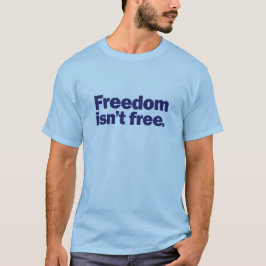 Camiseta Patriótico - a liberdade não está livre