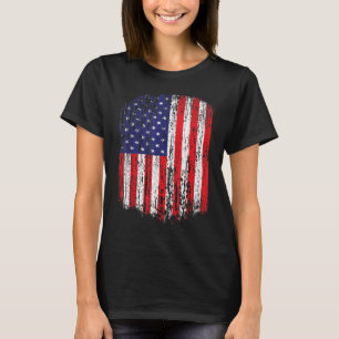 Camiseta Patriótico Afastado do Bandeira Americano