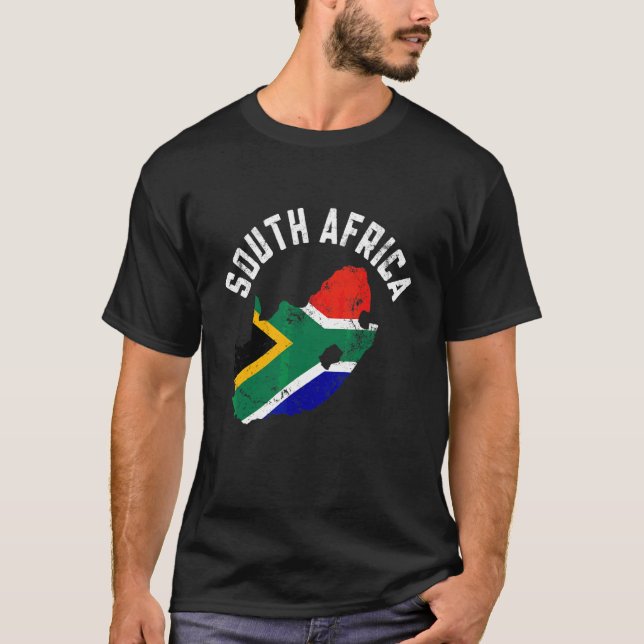Camiseta Patriótico Afastado, Homens De Mapa De Bandeiras D (Frente)