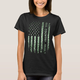Camiseta Patriótico Americano Bandeira da Família Deus País