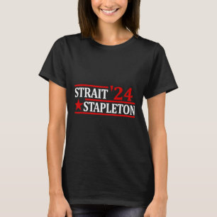 Camiseta Patriótico Americano do Estreito Estapleton em 4 d
