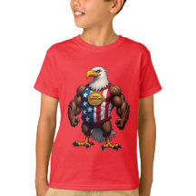 Patriótico BALD EAGLE, AMERICANO, ORGULHOSO