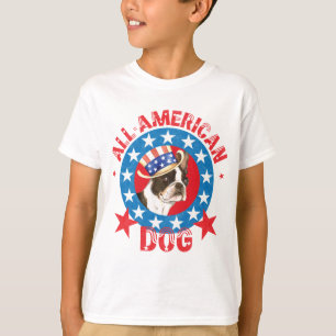 Camiseta Patriótico Boston Terrier